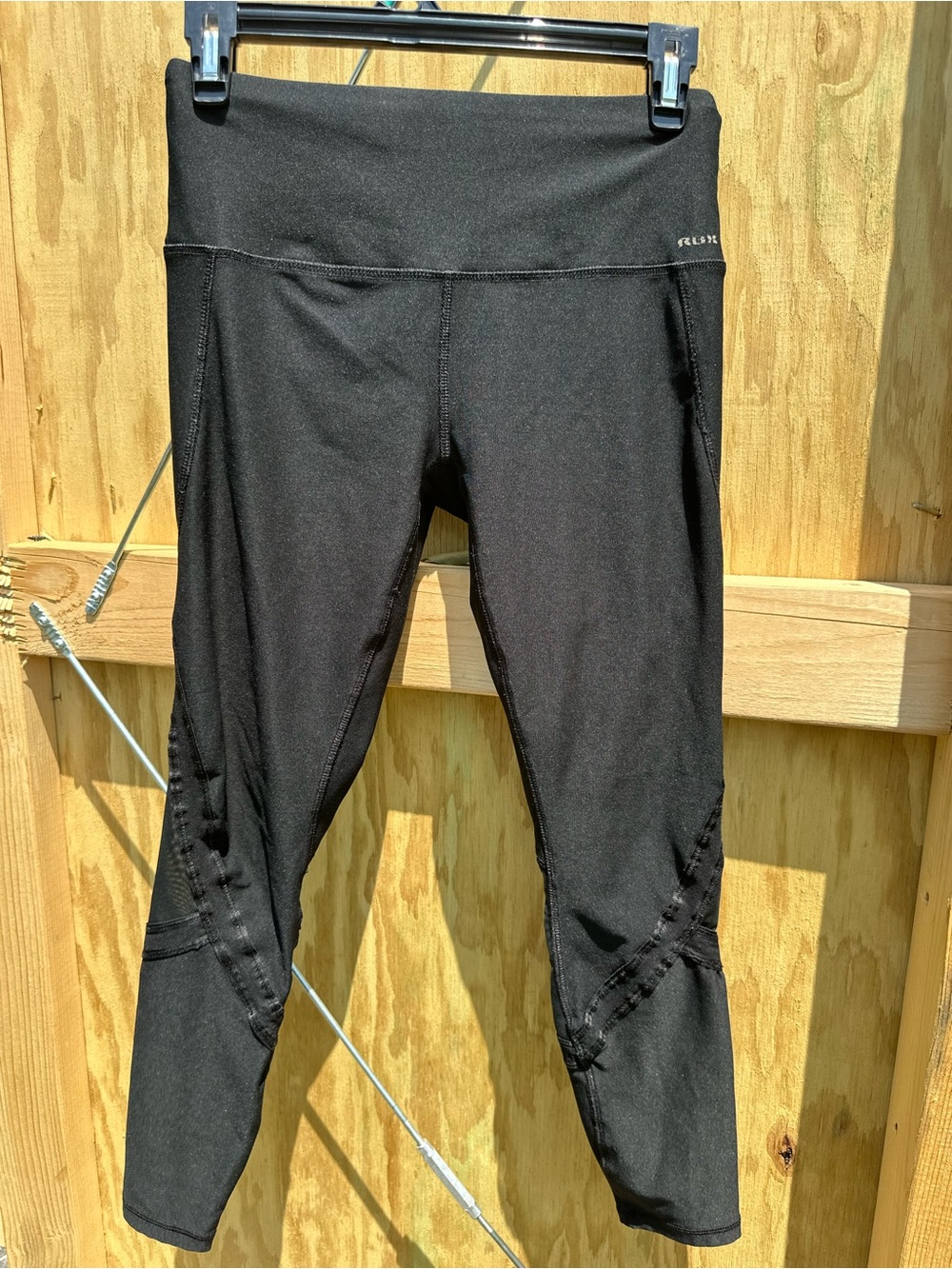 Women's Black High-Rise Athletic Leggings
